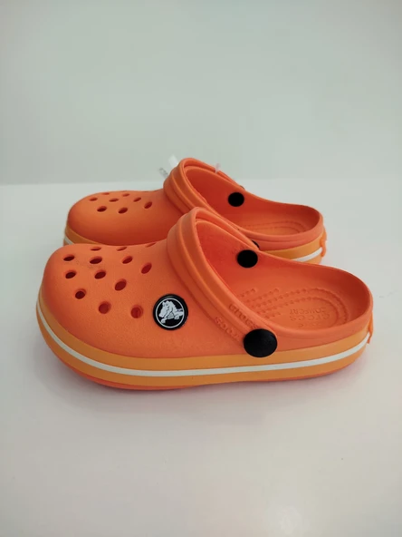 ÇOCUK CROCS CROCBAND İCONİC COMFORT TERLİK  TURUNCU - 4