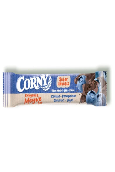 CORNY Glutensiz Kuruyemiş ve Meyve Bar Yaban Mersini -Chia-Kakao 35 gr x12li - 4