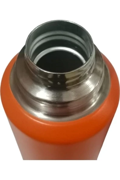 1 Litre Çift Katlı Çelik Termos-24 Saat Sıcak, 48 Saat Soğuk,(Kamp, Piknik, Ofis, Seyahat) - 8