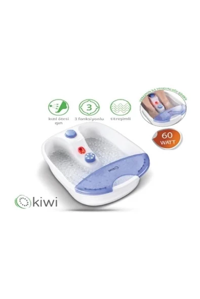 Kiwi Kfm 8635-8636 Sulu Titreşimli 3 Fonksiyonlu Ayak Masaj Aleti 60w Km 9810 - 5