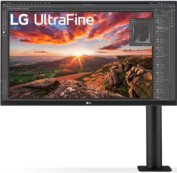 LG UltraFine 27UN880P-B 27" 5 ms 4K Pivot IPS 60 Hz Monitör