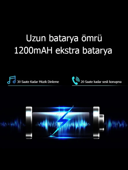 K20 BT5.3 Dijital Ekranlı Fm Radyolu İntercom 5.1 Ses Kalitesi Kask Motosiklet Interkom - 3