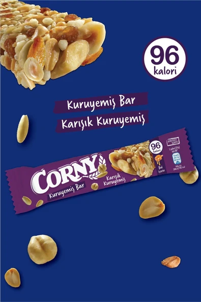 CORNY Karışık Kuruyemiş Bar 12 Adet X 20 G - 3