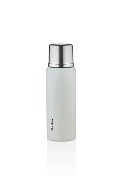 1 Litre Çift Katlı Çelik Termos-24 Saat Sıcak, 48 Saat Soğuk,(Kamp, Piknik, Ofis, Seyahat) - 2