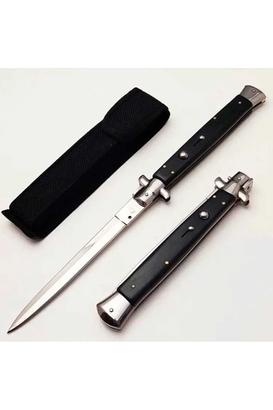Orjinal Italyan Stiletto Çakı Dev Boy 33cm Siyah