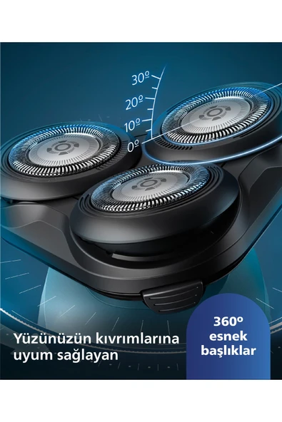 Philips Shaver Series 5000 Islak Kuru Tıraş Makinesi  S5445/03 - 3
