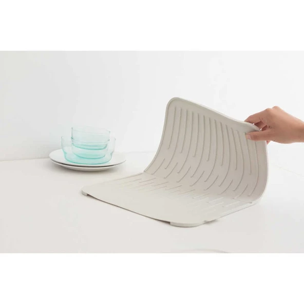 Brabantıa Lıght Grey Silikon Bulaşık Kurutma Matı - Resim 2