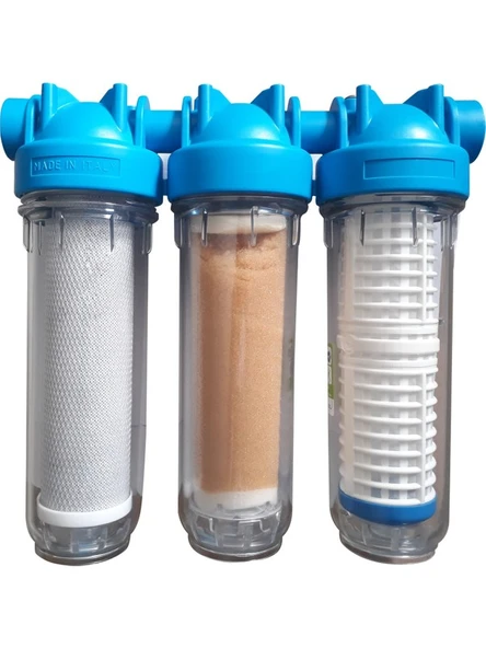 Daire Girişi Su Arıtma Filtresi 3 Aşamalı