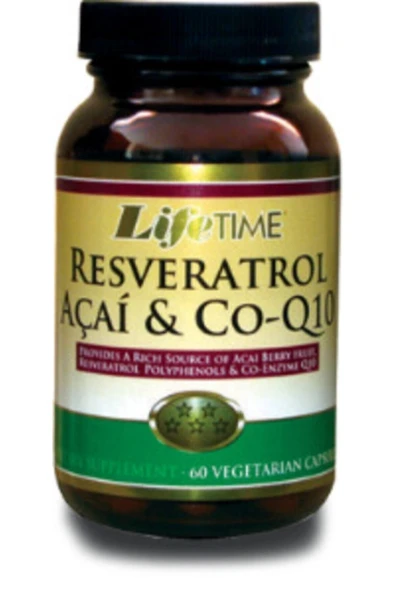 Life Time Q-Resveratrol Acai Co-Q10 60 Kapsül ürün görseli 1