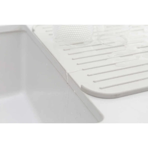 Brabantıa Lıght Grey Silikon Bulaşık Kurutma Matı - Resim 3