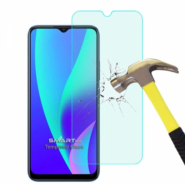 Realme C15 Uyumlu Temperli Kırılmaz Cam Ekran Koruyucu 3 Lü Set - Resim 2