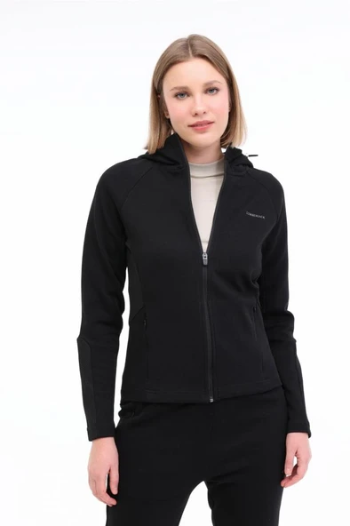 Lumberjack WL MILA 18CT321 5FX 101940901 Kadın Eşofman Üstü Siyah S-XL