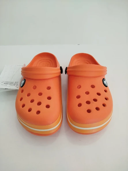 ÇOCUK CROCS CROCBAND İCONİC COMFORT TERLİK  TURUNCU