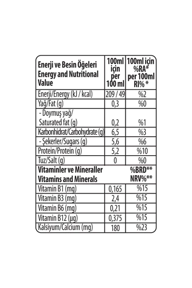 Pınar Kakaolu Protein Süt 500 ml X 12 Adet - 6