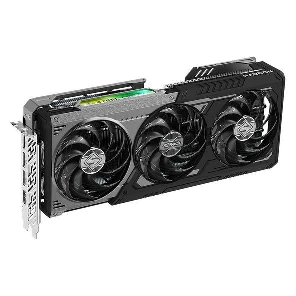 ASRock Radeon RX 9070 XT Steel Legend Dark 16GB GDDR6 256Bit Ekran Kartı - 3