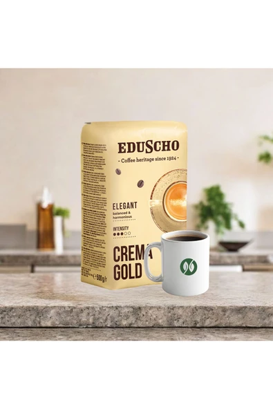 Eduscho Crema Gold Çekirdek Kahve 500g - 4