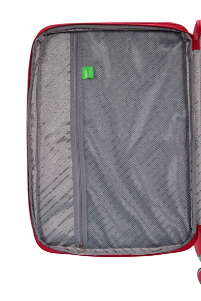 United Colors Of Benetton Ultra Light Kumaş Orta Boy Valiz Kırmızı BNT2800 - 7
