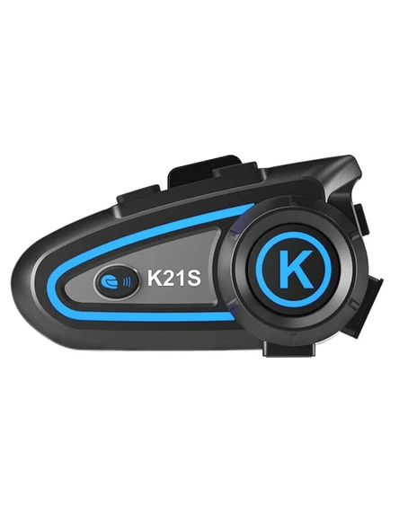 2 Kişi Eşleşmeli K21S Motosiklet Soft Kask interkom 1000m