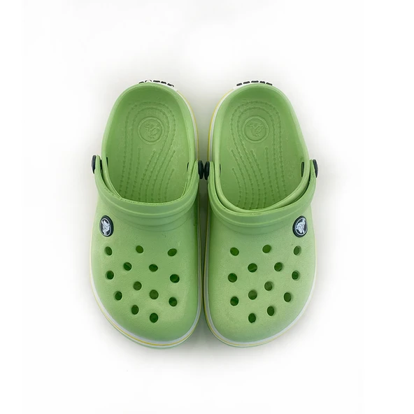 ÇOCUK CROCS CROCBAND İCONİC COMFORT TERLİK LİME - 5