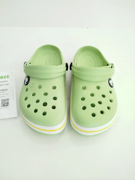 ÇOCUK CROCS CROCBAND İCONİC COMFORT TERLİK LİME