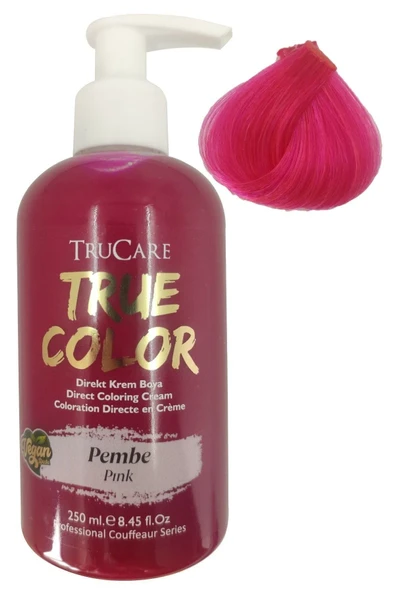 Truecolor Renkli Saç Boyası Pembe 250 ml