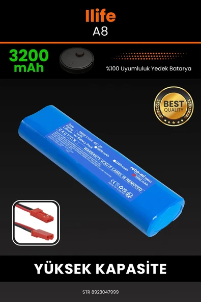 robo-mi İlife A4 3200mAh Robot Süpürge Bataryası - Gerçek Kapasite, Maksimum Güvenlik