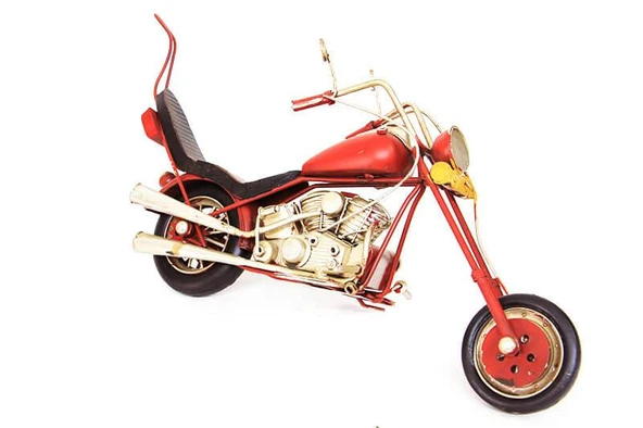 Dekoratif Metal Motosiklet Vintage Biblo Ev Ofis Hediyelik ürün görseli 1
