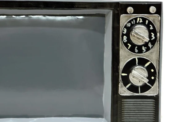 Televizyon Siyah Vintage Dekoratif Hediyelik - 3