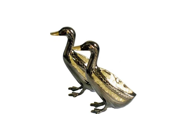 Ördek 2'li Set Biblo Dekoratif Hediyelik ürün görseli 1