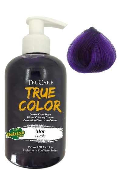 Truecolor Renkli Saç Boyası Mor 250 ml
