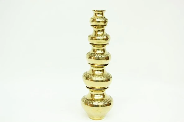 Vazo Minik 5'li set Tamamı Pirinç Dekoratif Hediyelik - Resim 5