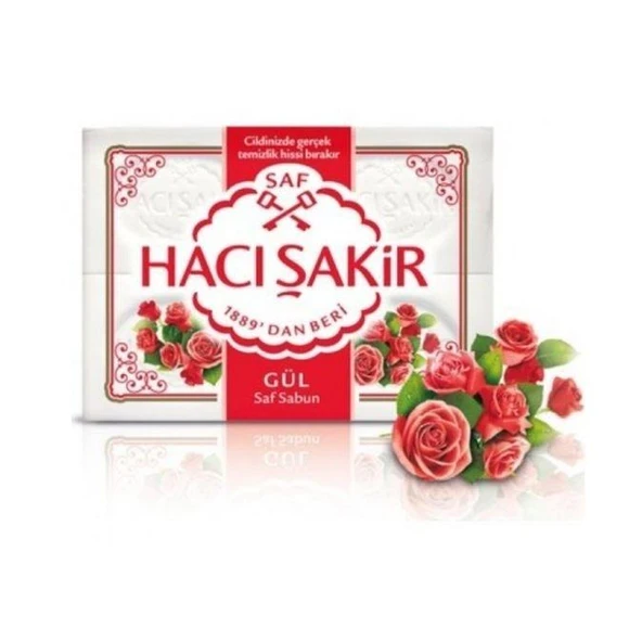 Hacı Şakir Saf Banyo Sabunu Gül 600 gr