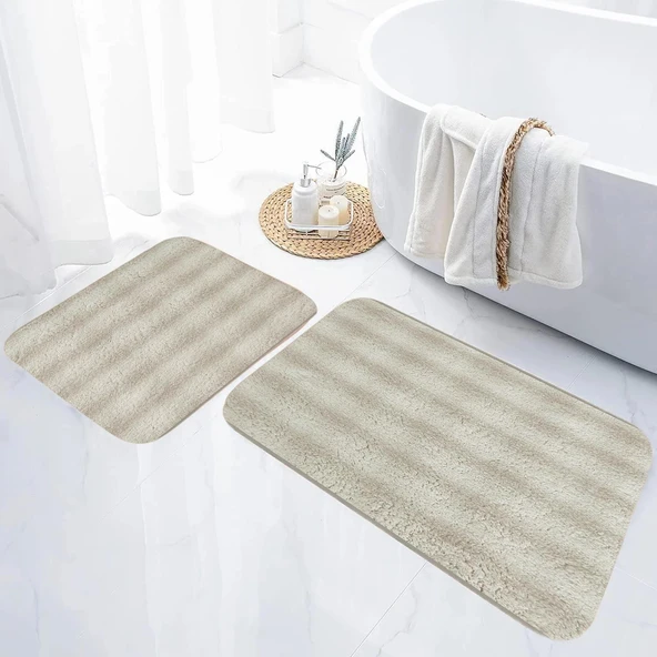 Aksu Royal Bubble Kaymaz Taban İkili Klozet Takımı 60x100 ve 50x60 Taupe