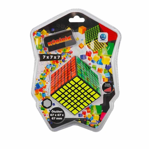 Sunman Smile Games Kübirik (7x7x7) Kare 67cm 6 Köşe EQY543 S01000543 - 2