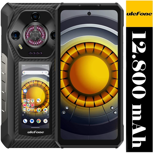 Ulefone Armor 30 Pro Android 14 12800mAh Çift Ekranlı AI Destekli 16GB RAM+512GB 6.95" Cep Telefonu (Ulefone Türkiye Garantili) - 1