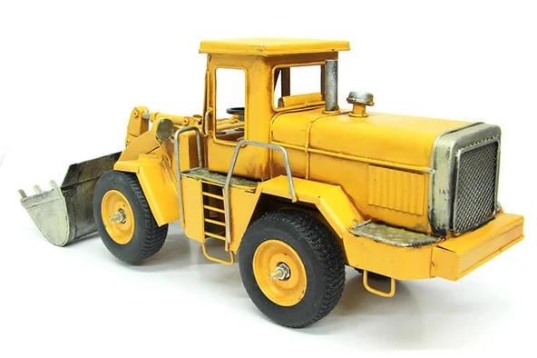 Dekoratif Metal İş Makinesi Biblo Dekoratif Hediyelik - Resim 3