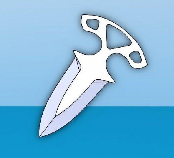 Cs Go Gölge Hançer shadow dagger Organik Plastikten Biblo Dekor - Resim 2