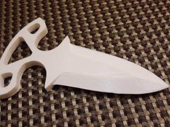 Cs Go Gölge Hançer shadow dagger Organik Plastikten Biblo Dekor - Resim 6