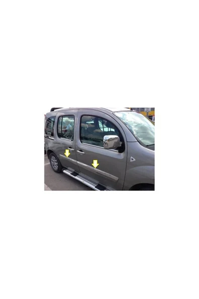 RENAULT KANGOO 2008 VE ÜZERİ MODELLER KROM YAN KAPI ÇITASI 4 PARÇA PASLANMAZ ÇELİK - Resim 3