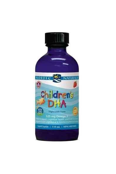 Nordic Naturals Children's DHA Çilek Tadı 119 ml ürün görseli 1