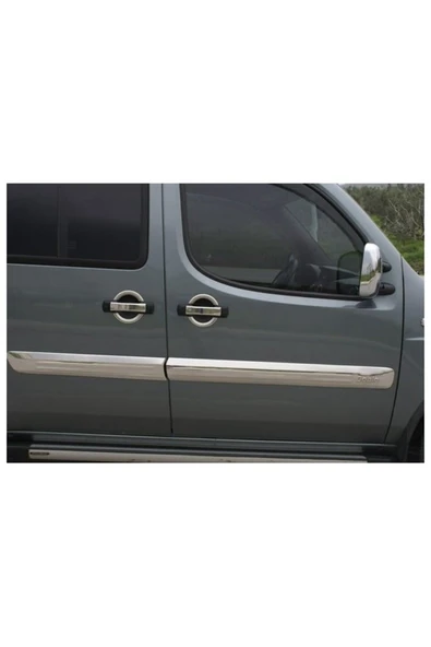 FİAT DOBLO 2000-2010 MODEL ARASI KROM KAPI KOLU 4 KAPI 12 PARÇA PASLANMAZ ÇELİK - Resim 2