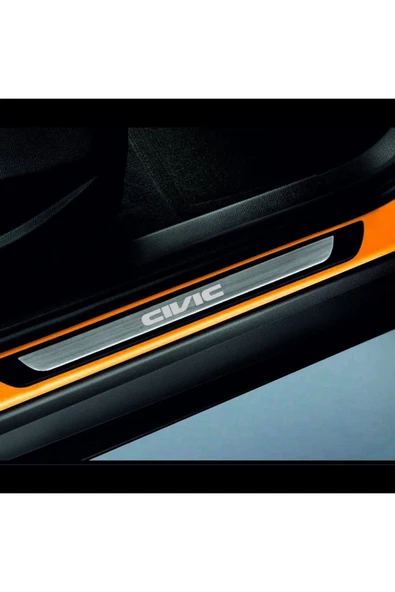 HONDA CİVİC 2015+ OLD KROM KAPI EŞİĞİ 4 PARÇA PASLANMAZ ÇELİK - Resim 2