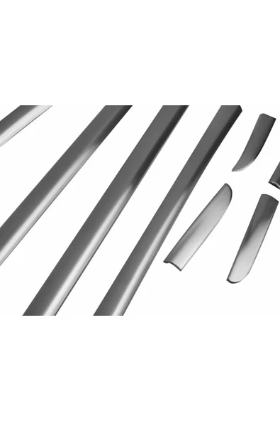 Renault Clio 4 Hb Krom Cam Çıtası 2012-2019 Arası 8 Prç Paslanmaz Çelik - Resim 4