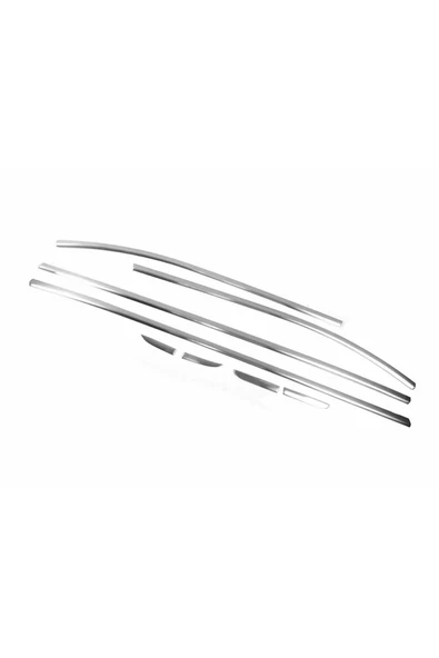 Renault Clio 4 Hb Krom Cam Çıtası 2012-2019 Arası 8 Prç Paslanmaz Çelik - Resim 3