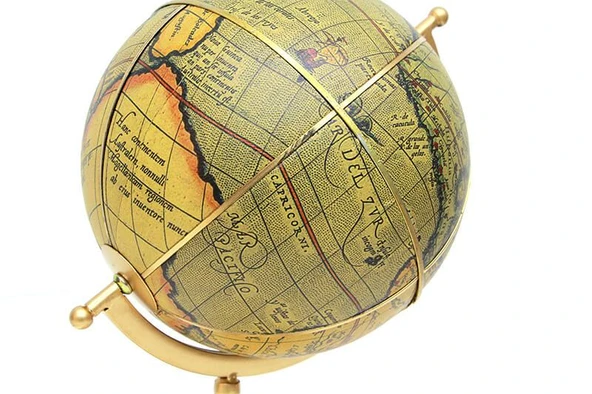 Yerküre Kaideli Dünya Küre Dekoratif Hediyelik - Resim 3