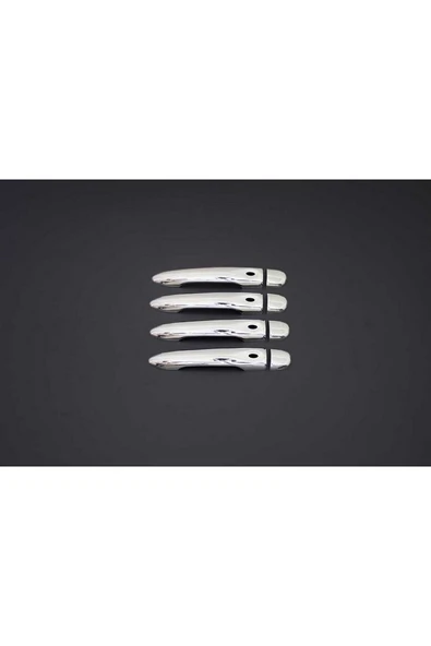 Renault Fluence 2010 Ve Üzeri Krom 4 Kapı Sensörlü Kapı Kolu 4 Kapı Paslanmaz Çelik ürün görseli 1