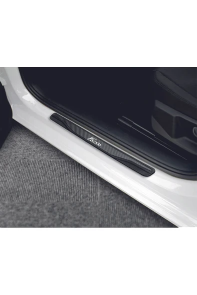 FORD FİESTA 2009-2017 MODELLER NEW KARBON KAPI EŞİĞİ 4 PARÇA YAZILI ürün görseli 1