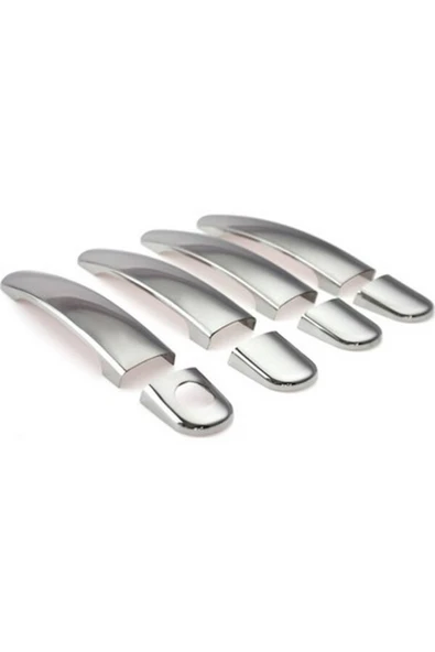 Volkswagen  -4   Uyumlu (1998-2004) Krom Kapı Kolu 4 Kapı Paslanmaz Çelik, ürün görseli 1