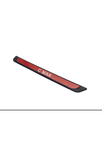 FORD C-MAX 2010 VE ÜZERİ MODELLER OLD KIRMIZI KAPI EŞİĞİ 4 PARÇA  KROM  YAZILI - Resim 3