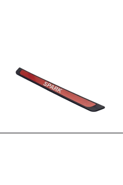 CHEVROLET SPARK 1998-2022 MODELLER OLD KIRMIZI KAPI EŞİĞİ 4 PARÇA KROM YAZILI - Resim 3